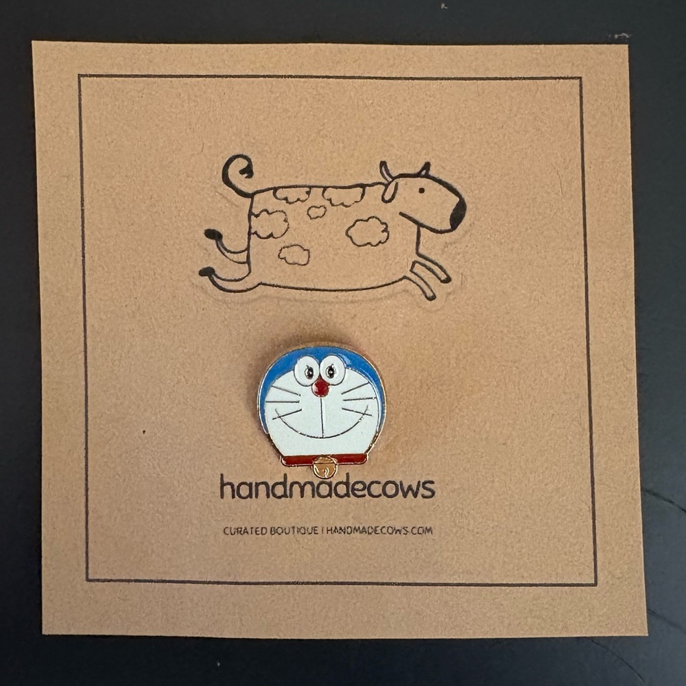 Enamel Pins:  Doraemon